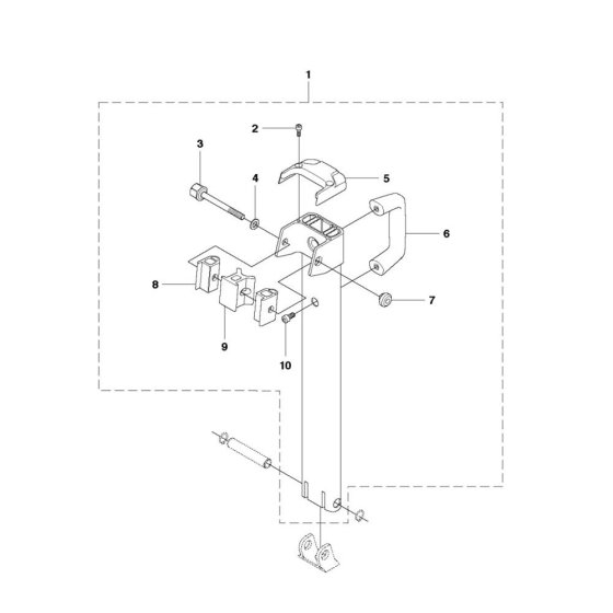 Back Support for Husqvarna DS 450