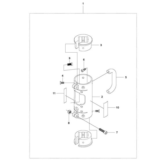Shredder Case Assembly