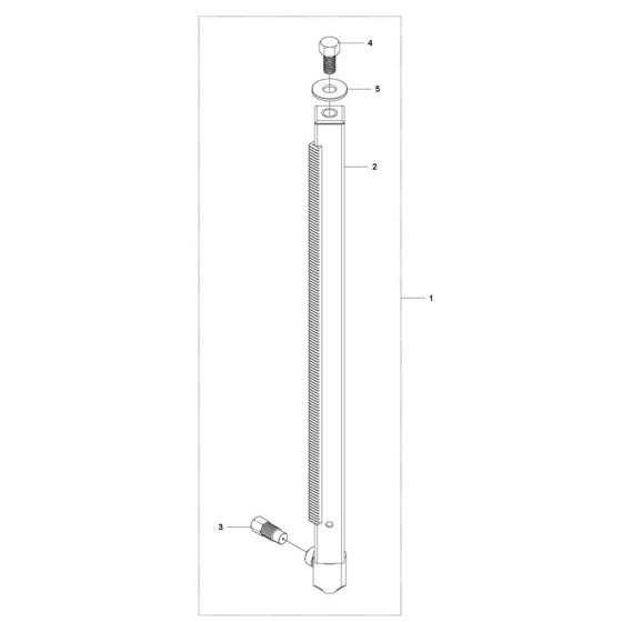 Column Assembly for Husqvarna DS 50
