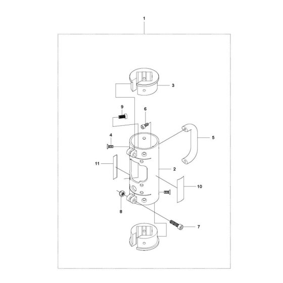 Shredder Case Assembly