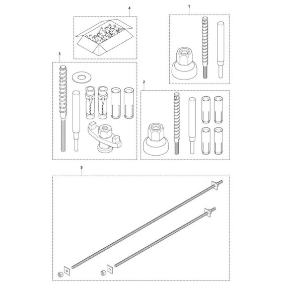 Husqvarna DS 500 Accessories