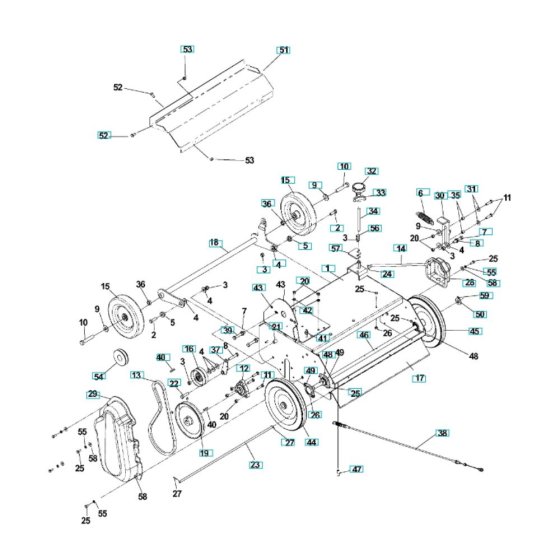 Husqvarna DT22B5FA Assembly