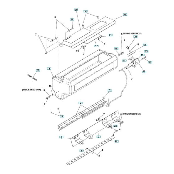 Seeder Assembly for Husqvarna