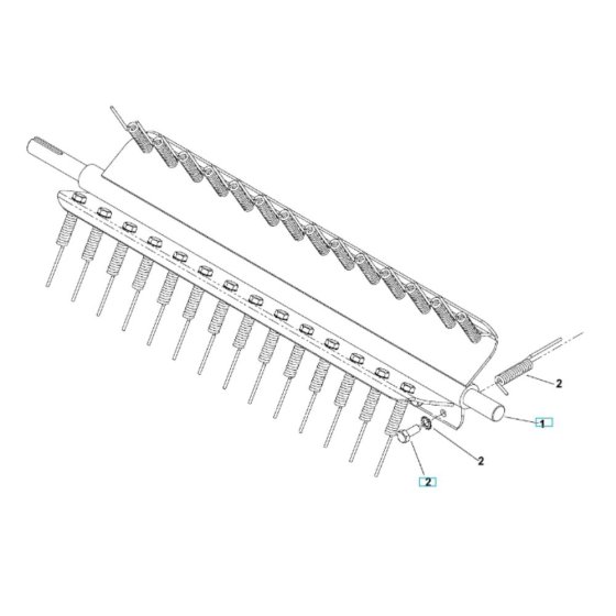 Spring Tine Assembly for Husqvarna