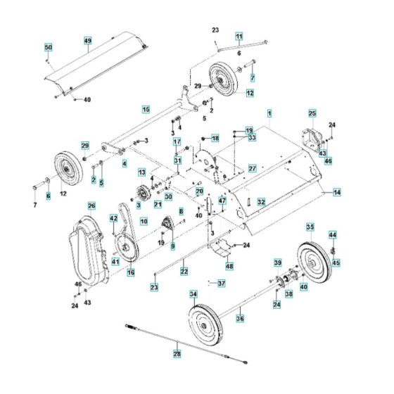 Frame Assembly for Husqvarna