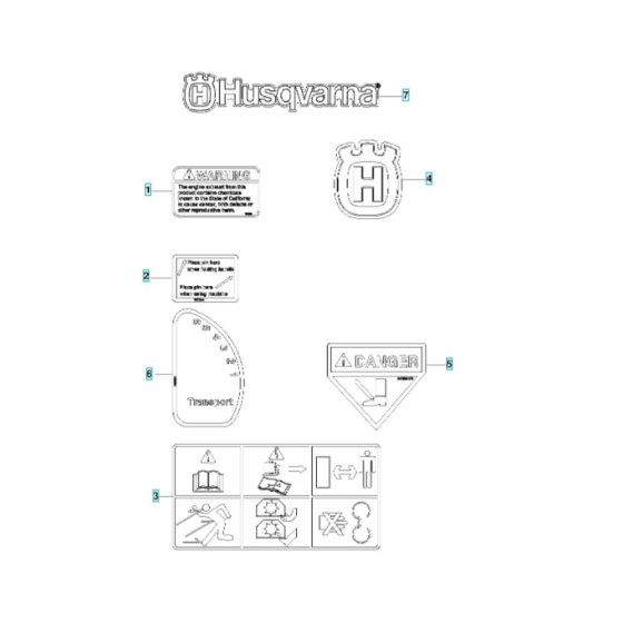Husqvarna DTF22 Decals
