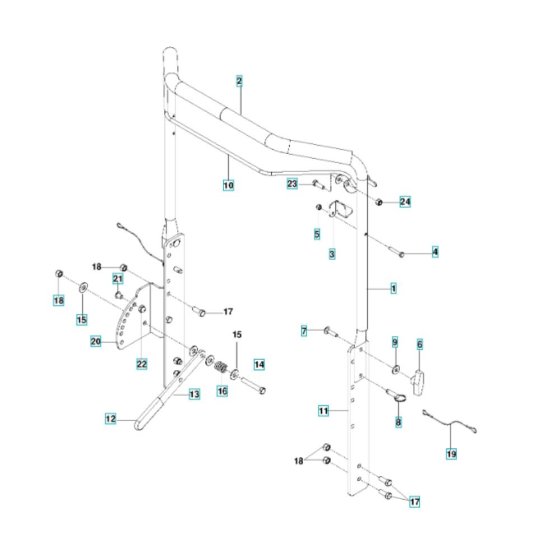 Handle Assembly for DTF226