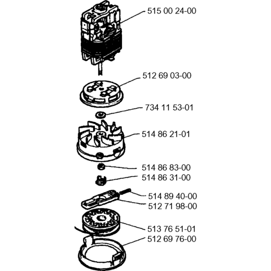 Motor Assembly for Husqvarna