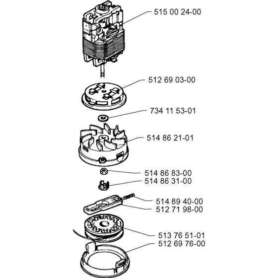 Motor Assembly for Husqvarna