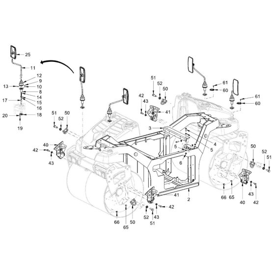 Main Frame Assembly for Hamm