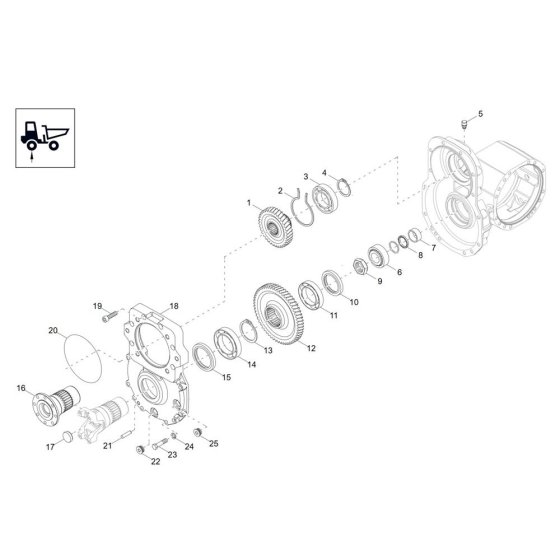 Gearbox Assembly for DV60-2
