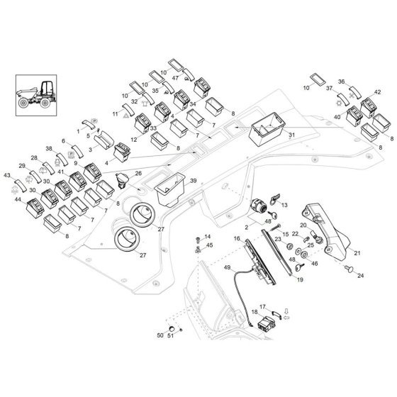 Instrument Panel for Wacker DV60-2