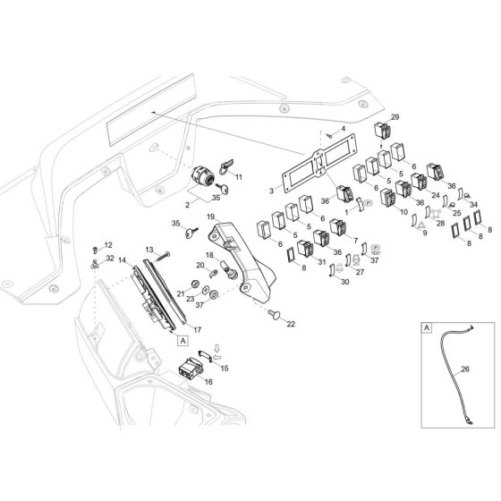 Instrument Panel for Wacker DV90-2