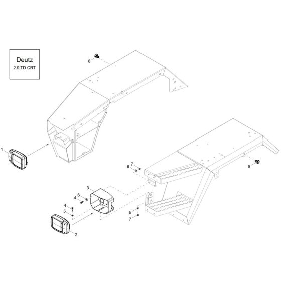Headlight Assembly for DV90-2
