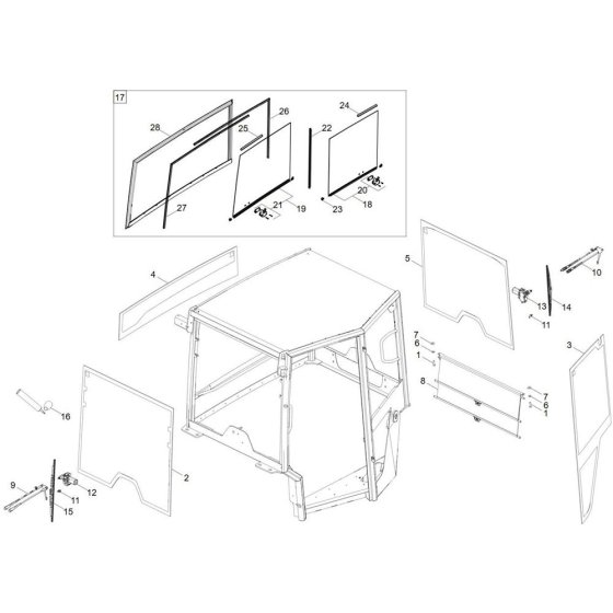 Window Assembly for DV90-2