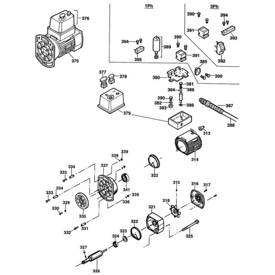 Fan Assembly for DeWalt DW1161