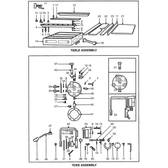 DeWalt DW125 Main Assembly