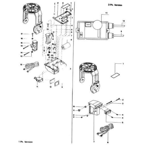 DeWalt DW1751 Main Assembly