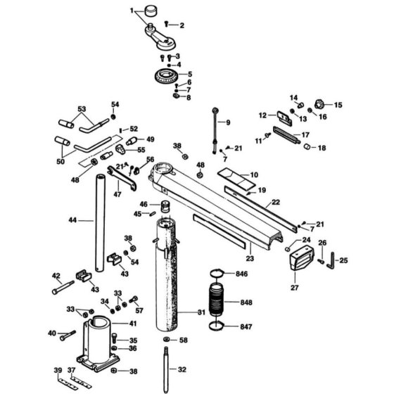 DeWalt DW1753 Main Assembly