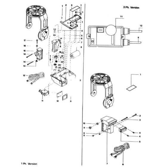 Main Assembly for DeWalt DW1753