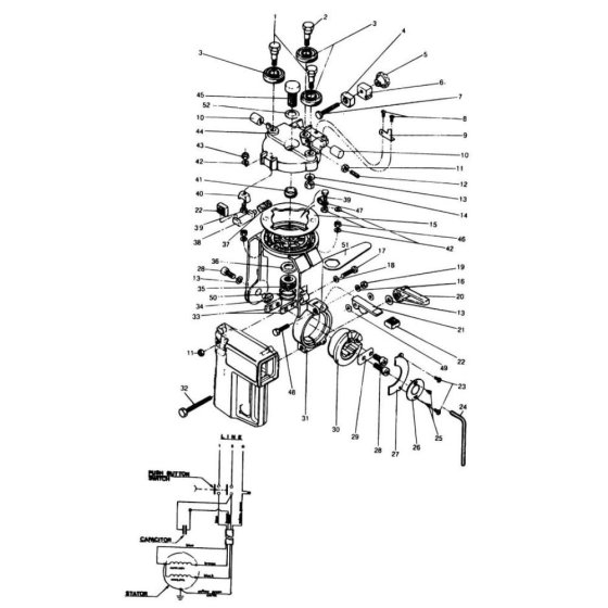 Main Assembly for DeWalt DW320