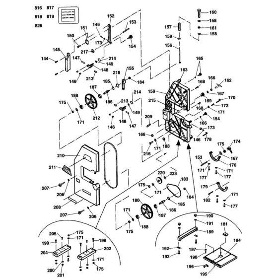 Guide Assembly for DeWalt DW3403