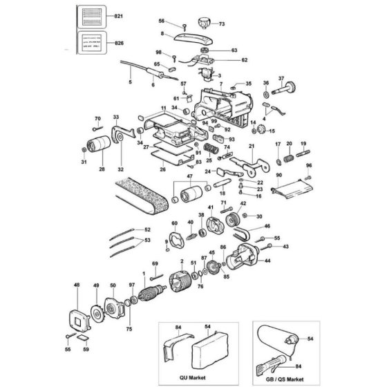 DeWalt DW431-TYPE-6 Assembly