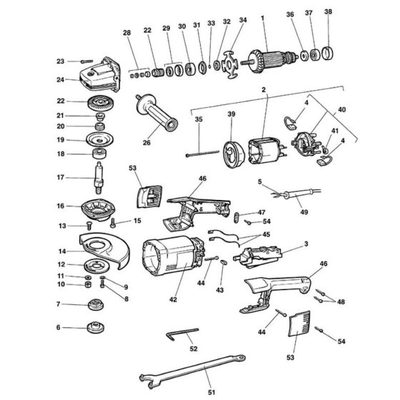 DeWalt DW475 Main Assembly