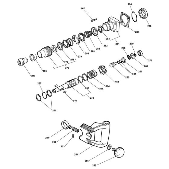 Spindle Assembly for DeWalt DW543