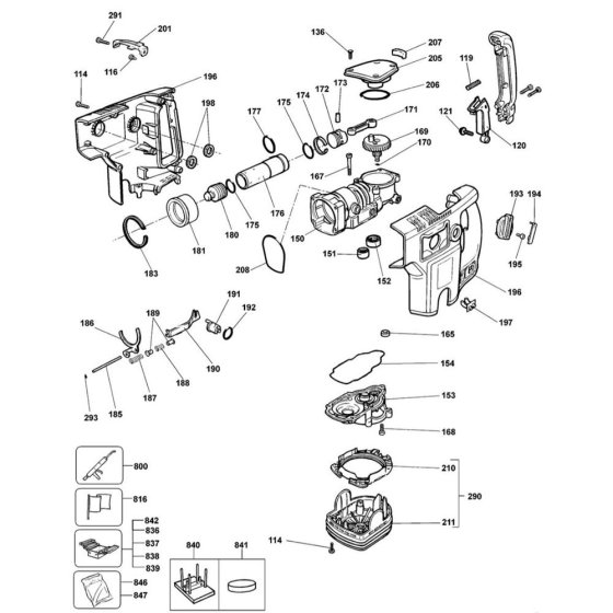 Piston Assembly for DeWalt DW543