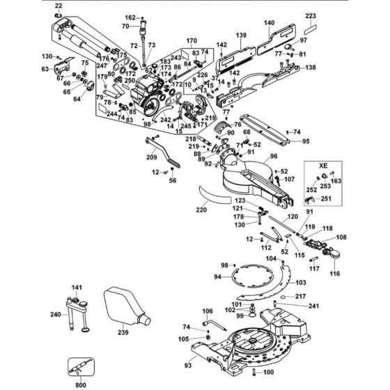 Fence Assembly for DeWalt DW717