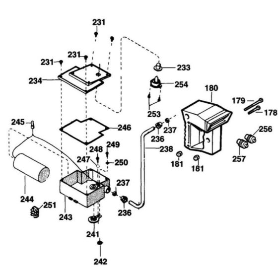 DeWalt DW721 Housing Assembly