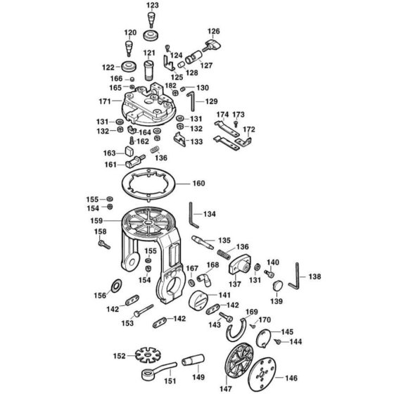 Yoke Assembly for DeWalt DW725