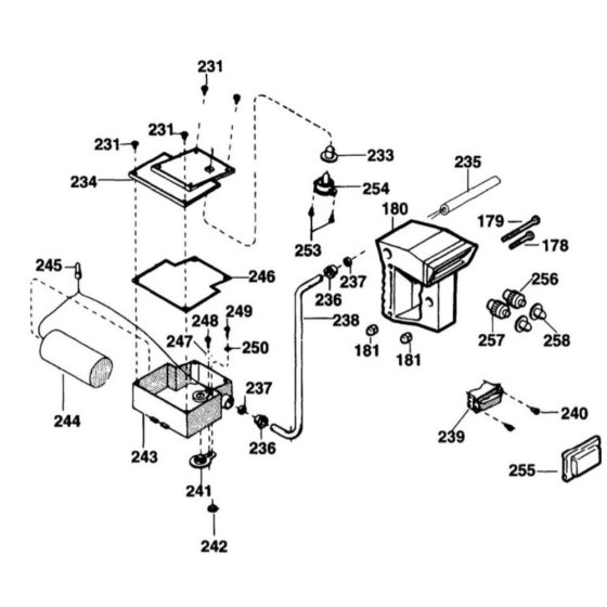 DeWalt DW725 Housing Assembly
