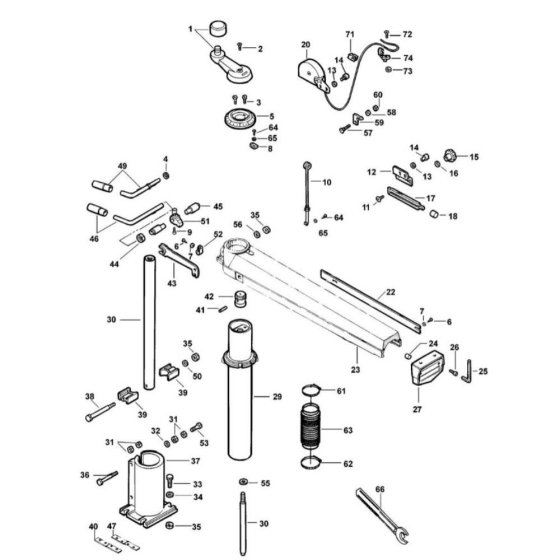 DeWalt DW725-TYPE-3 Assembly