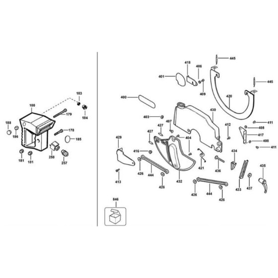 Guard Assembly for DeWalt DW729KN