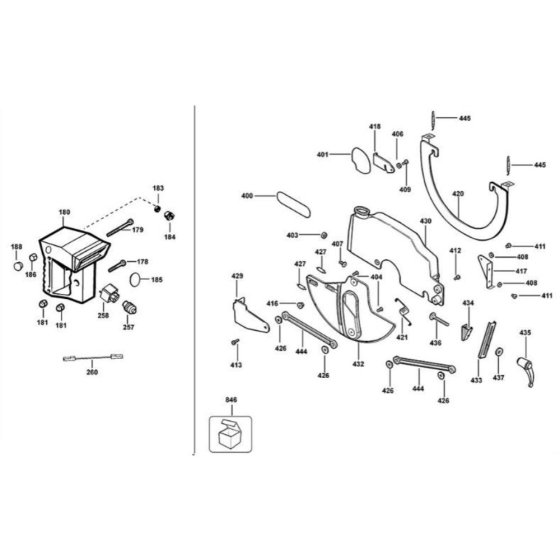 Guard Assembly for DeWalt Saw
