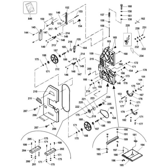 Guard Assembly for DW739