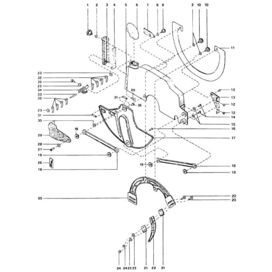 Main Assembly for DeWalt DW8003