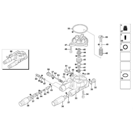Head Assembly for DeWalt DXPW001E
