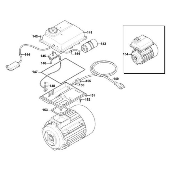 Motor Assembly for DeWalt