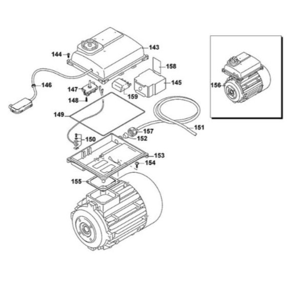 Motor Assembly for DeWalt