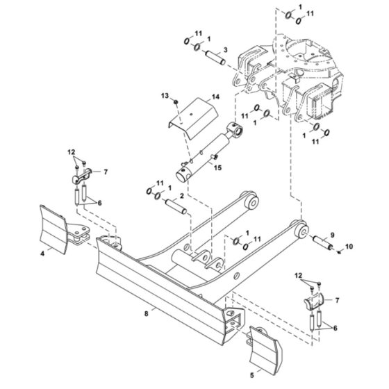 Blade Assembly for BobCat E17Z