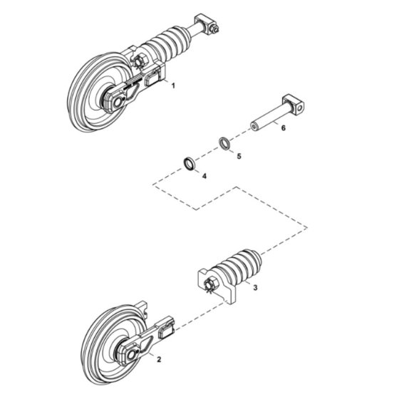 Track Tensioner for BobCat E20Z
