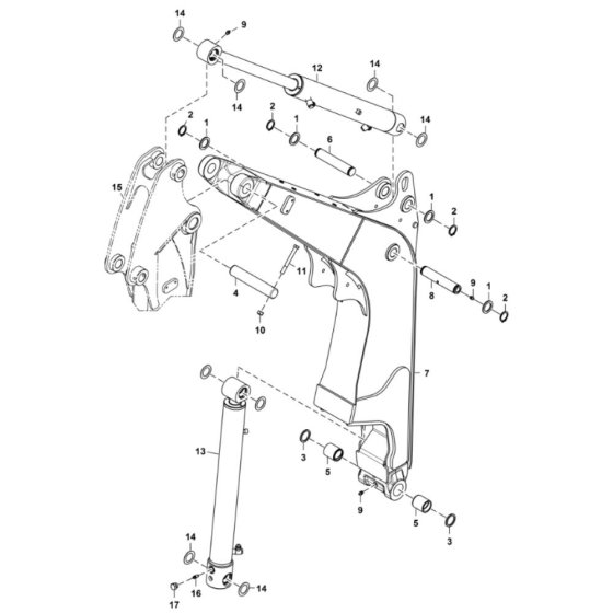 Boom Assembly for BobCat E26