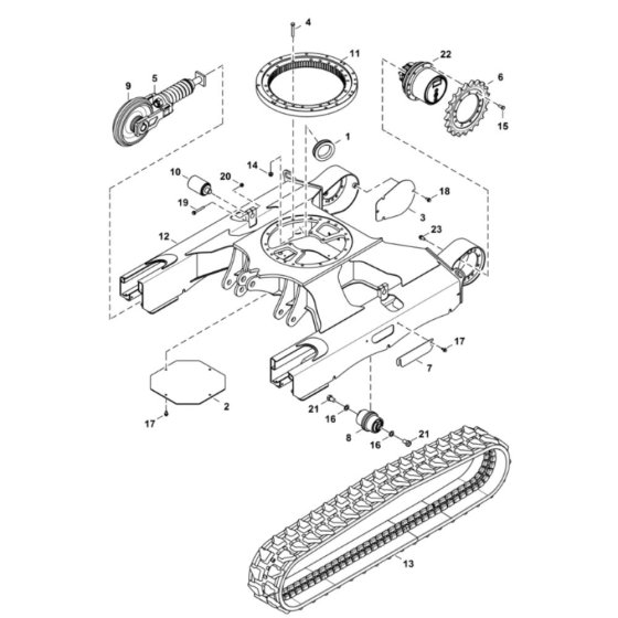 Undercarriage Assembly for E26