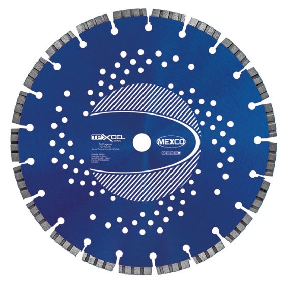 Mexco 300mm Diamond Blade Tri-Purpose XCEL Grade