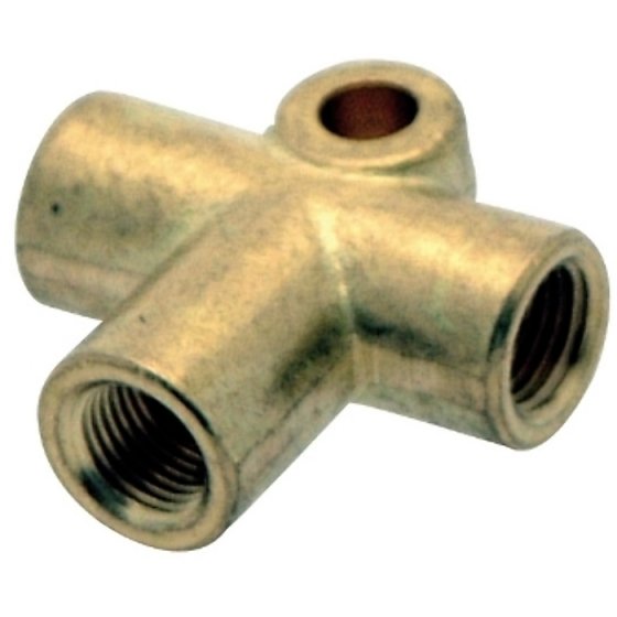Brake Pipe Connector 10mm Female 3-Way for Hydraulic Brake Systems