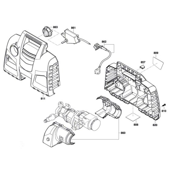 Bosch EasyAquatak 100 Assembly