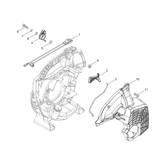 Throttle for Shindaiwa EB252